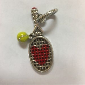Brighton Tennis Racquet Charm